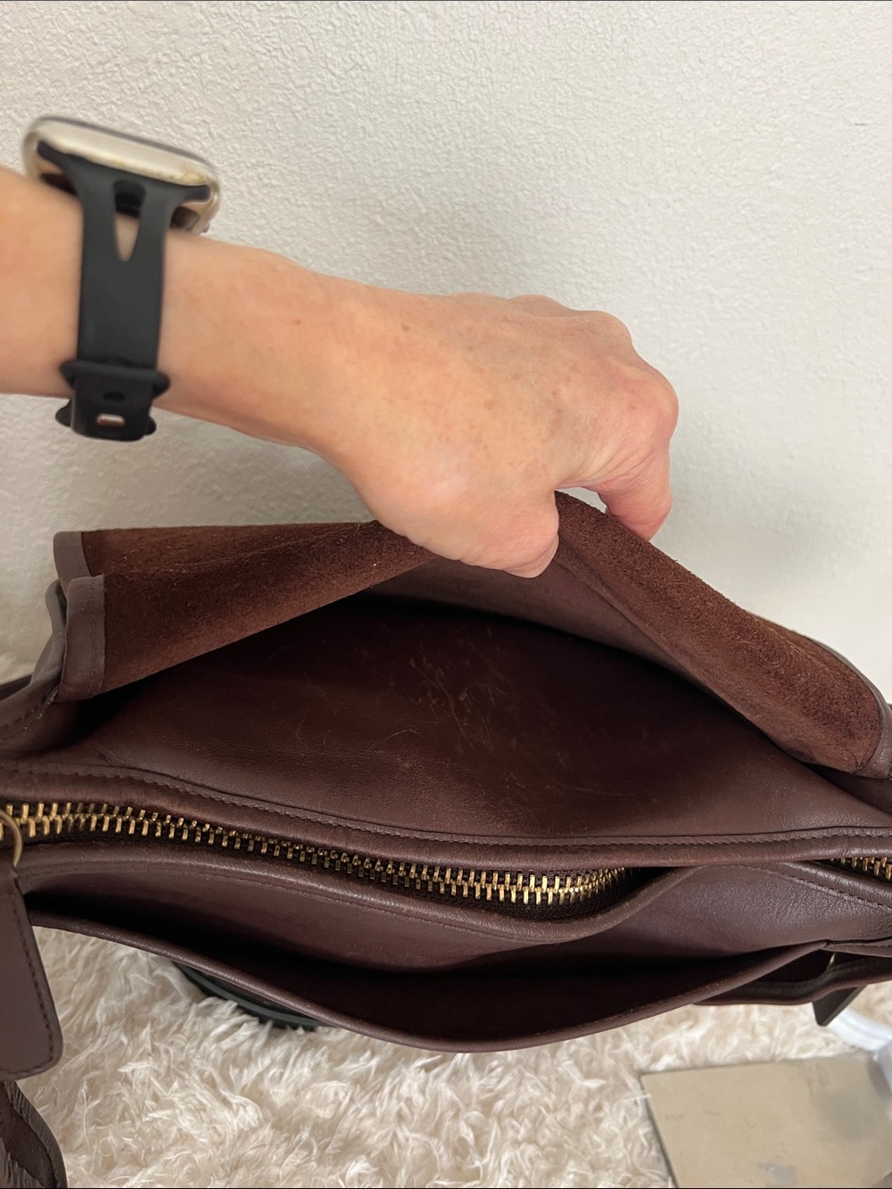 Coach Mahogany Patricia’s Legacy Flap Saddle Bag with Multi Function Wallet - Picture 8 of 16